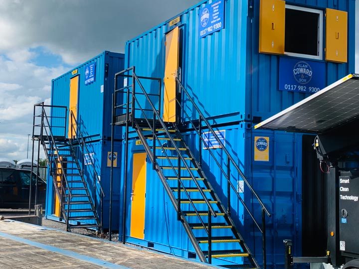Shipping container hire from Alan Coward & Son